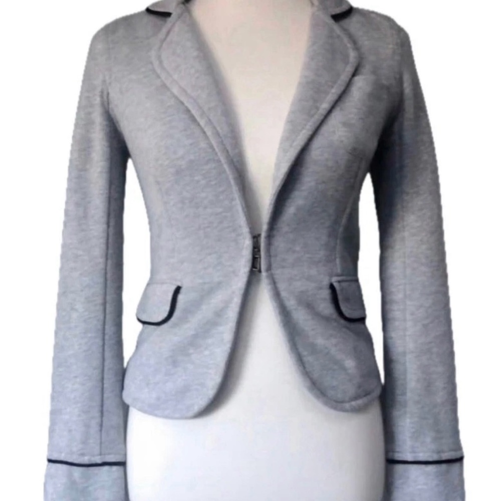 Juicy Couture Light Gray Blazer Vintage
